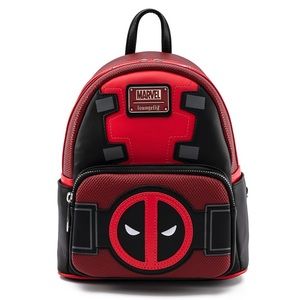 NWT Marvel Deadpool Merc Loungefly Mini Backpack